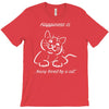 happiness is being loved by a cat T-Shirt