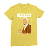 your mom freud Ladies Fitted T-Shirt