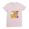 save water drink beer Ladies Fitted T-Shirt