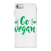 go vegan iPhone 7 Case