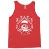 totenkopf zylinder skull pik poker ace topper bike mc rock metal Tank Top