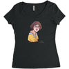 TWICE CHAEYOUNG Women's Triblend Scoop T-shirt
