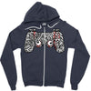 bone controller Zipper Hoodie