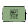 ugly merry christmas Laptop sleeve