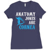 anatomy jokes are cornea Ladies Fitted T-Shirt
