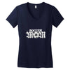 soccer mom rhinestone Women's V-Neck T-Shirt