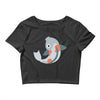 fish color Crop Top