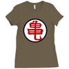 dragonball z muten roshi kanji manga Ladies Fitted T-Shirt