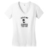 Hold my coffee Women's V-Neck T-Shirt