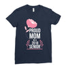 proud mom senior 2018 .. Ladies Fitted T-Shirt