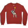 astronaut basketball planet Crewneck Sweatshirt