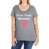 first time mommy Ladies Curvy T-Shirt