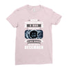 Never Underestimate A Man Who Watches Black Mirror And Was Born in Ladies Fitted T-Shirt