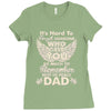 rest in peace dad Ladies Fitted T-Shirt