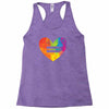 Lgbt Heart Racerback Tank