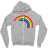 rainbow Zipper Hoodie