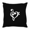 musik notes Throw Pillow