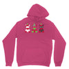 Three Cute But Angry Unicorn Unisex Hoodie