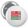 bat safety Pin-back button
