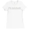 ph.inished. Ladies Fitted T-Shirt
