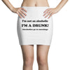 im not an alcoholic im a drunk t shirt x large funny beer pong keg par Mini Skirts
