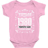 vintage made in 1980 perfectly aged a living legend Baby Bodysuit