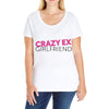crazy ex girl friend Ladies Curvy T-Shirt
