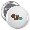 coffe squirrel Pin-back button