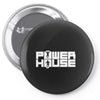 power house Pin-back button