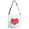grenfell tower Adjustable Strap Totes