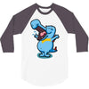 blue crocodile! 3/4 Sleeve Shirt