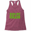 kiss my grass Racerback Tank