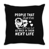 limited edition cats life Throw Pillow