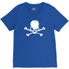 skull skeleton V-Neck Tee