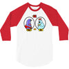 eggplant wizard and king hippo 3/4 Sleeve Shirt