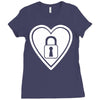 locked Ladies Fitted T-Shirt