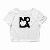 love nola new orleans american jazz blues music t shirt Crop Top