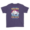 I Wish I Were A Unicorn So I Could Stab Idiots With My Head Youth Tee