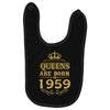queens are born in 1959 Baby Bibs