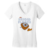 frigid flakes Women's V-Neck T-Shirt
