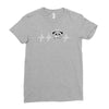 pug heartsnort Ladies Fitted T-Shirt