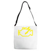 check engine light Adjustable Strap Totes