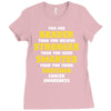 Sarcoma Cancer Awareness Ladies Fitted T-Shirt
