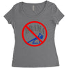 no drama Women's Triblend Scoop T-shirt