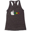 apple mac man Racerback Tank