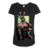 hellboy 4 Maternity Scoop Neck T-shirt