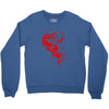 heartless splatter Crewneck Sweatshirt