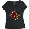 TAKE MY HAND Women's Triblend Scoop T-shirt