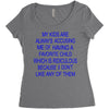 favorite child Women's Triblend Scoop T-shirt