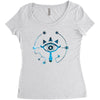 Shekiah Eye Zelda Women's Triblend Scoop T-shirt